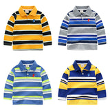 Boys striped long sleeve T-shirt