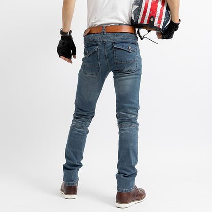 New Protective Gear Denim Cycling Pants