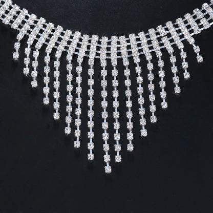 Women's Fashion Elastic Rope Rhinestone Hair Accessories